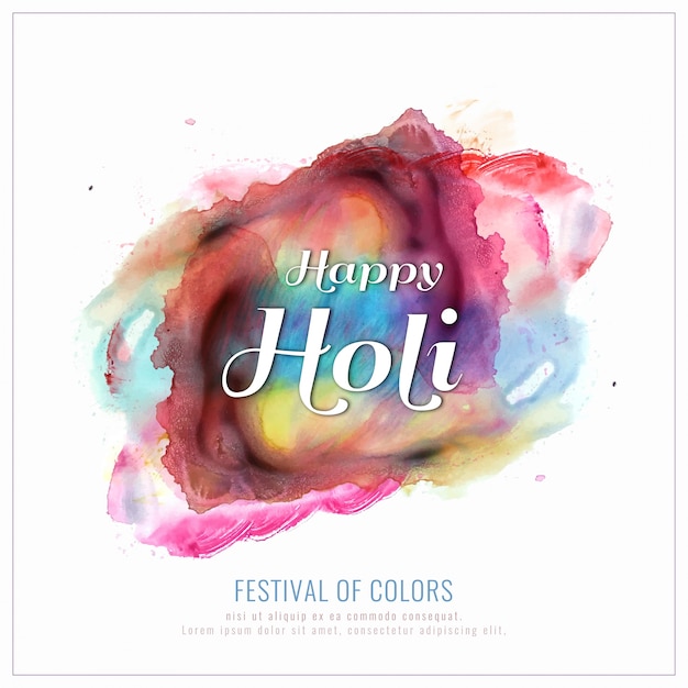 Fondo del festival happy holi