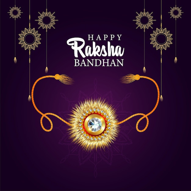 Vector fondo de festival tradicional indio feliz rakhsha bandhan