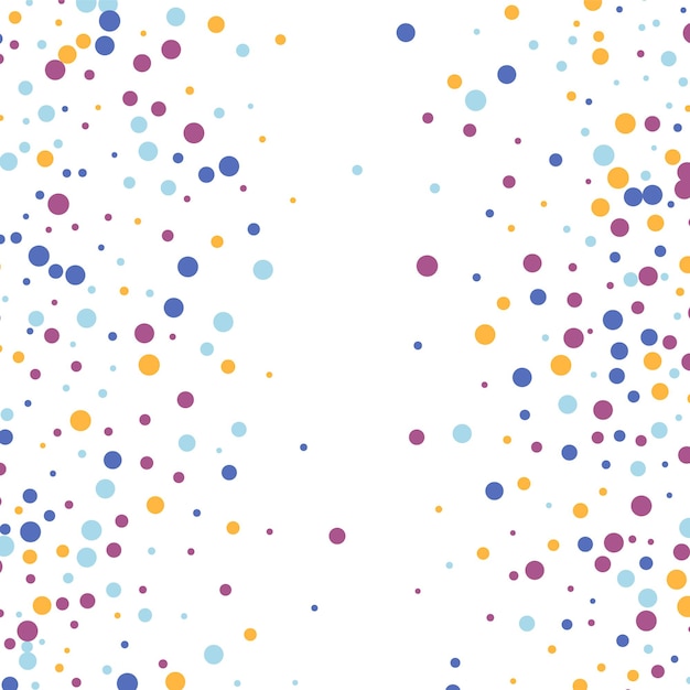 Fondo festivo con colorido confeti cayendo, ilustración vectorial eps