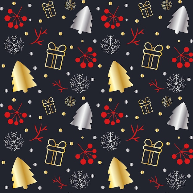 Fondo festivo de vector transparente Navidad o año nuevo