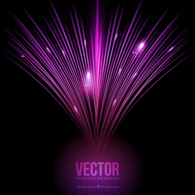 Vector fondo de fibra óptica púrpura