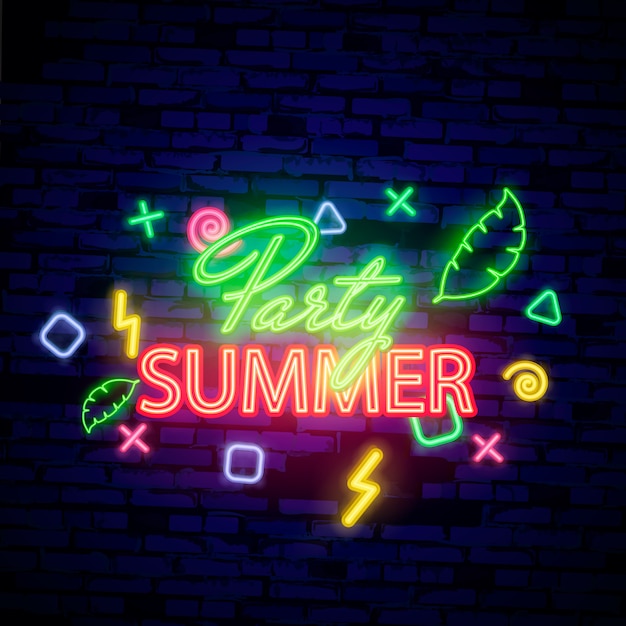 Fondo de fiesta de noche de verano