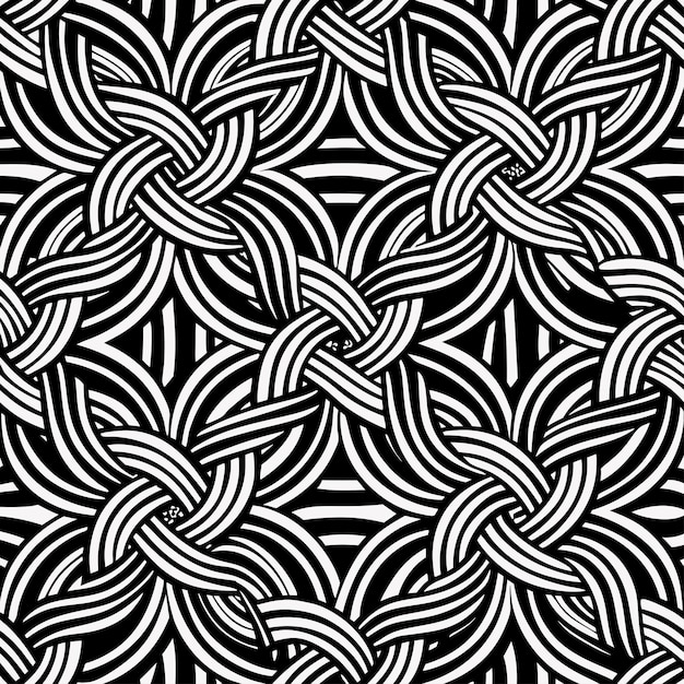 Fondo de figuras geométricas monocromas