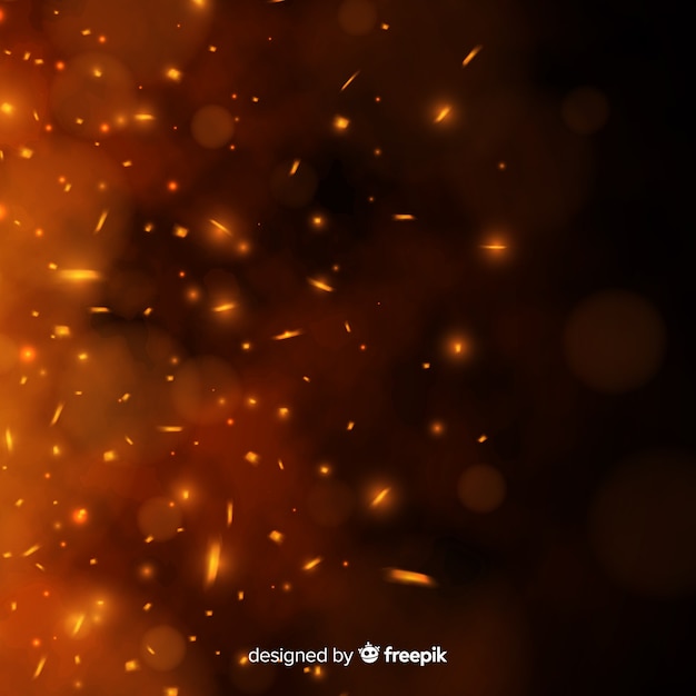 Fondo flameante