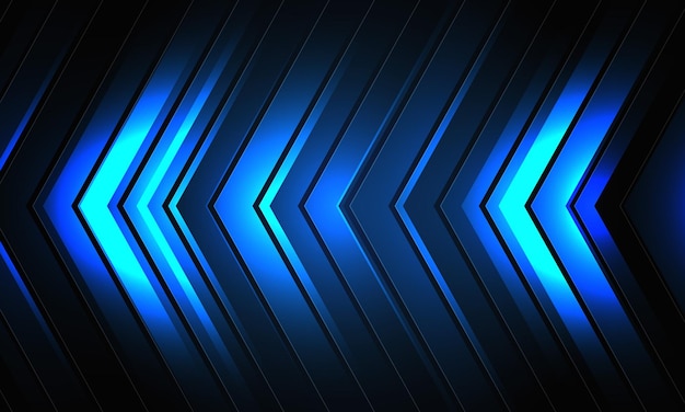 Fondo de flecha azul futurista con fondo digital de scratch creativo