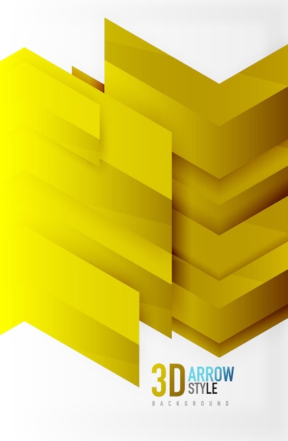 El fondo de las flechas tecnológicas