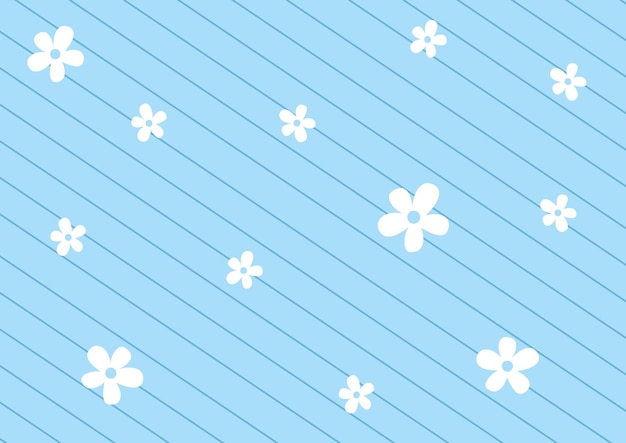 Fondo De Flor Floral Lindo Diseño Simple
