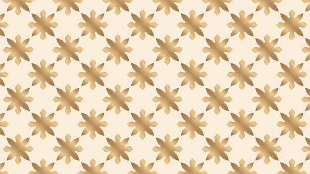 Fondo de flor tradicional en oro