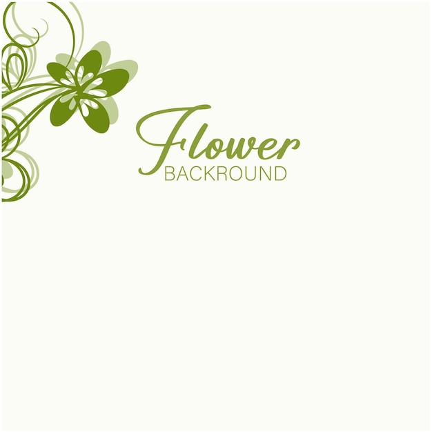 Fondo floral abstracto dibujado a mano