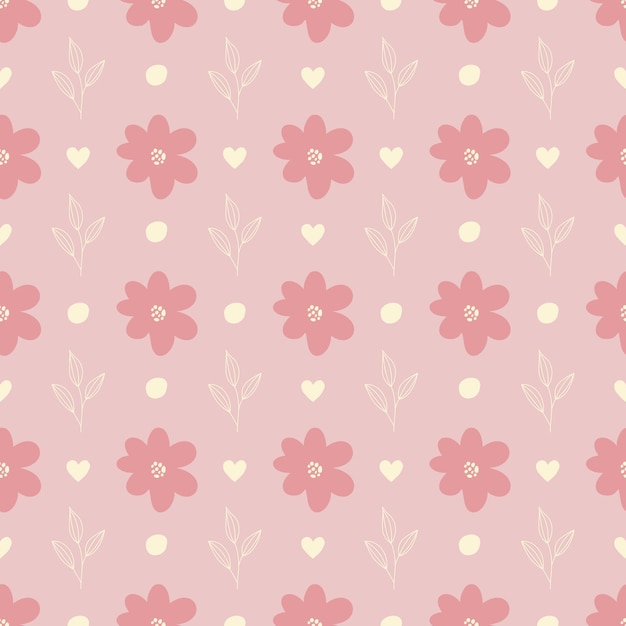 Fondo floral abstracto sin fisuras