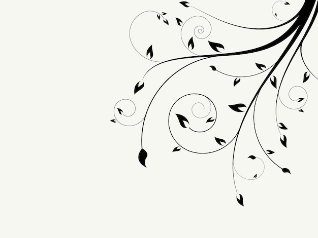 Fondo floral abstracto con flores