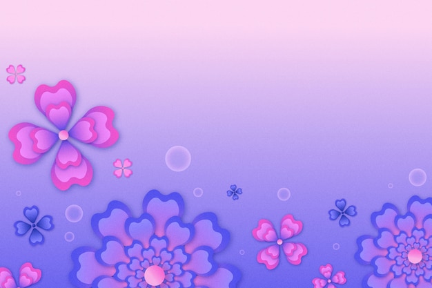 Fondo floral abstracto con gradiente