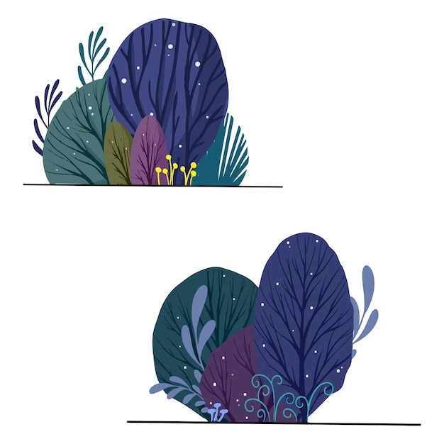 fondo floral abstracto con ilustraciones de flores