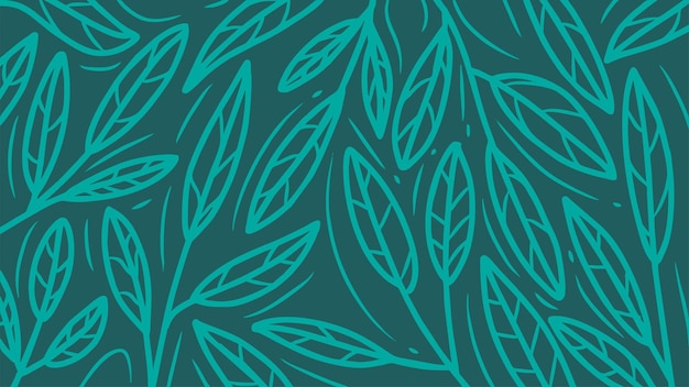 fondo floral para banner, póster web con tema de la naturaleza. ilustración vectorial