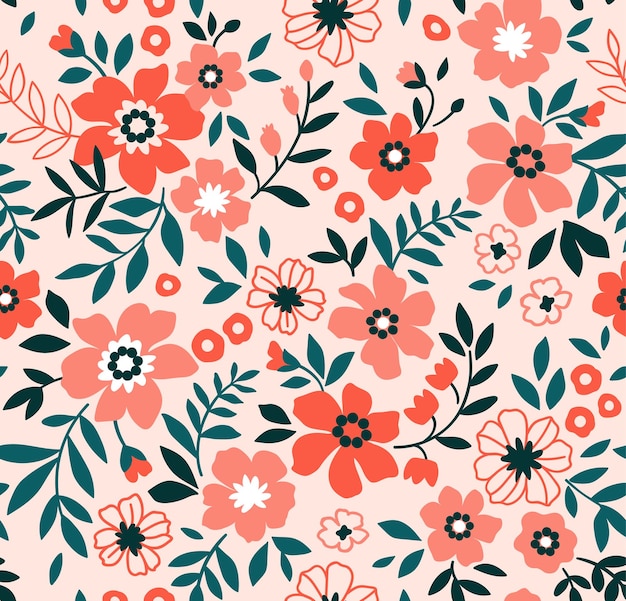 Fondo floral de la cosecha