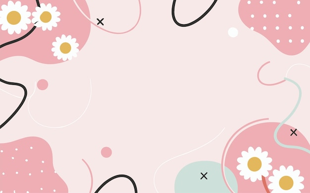 Fondo floral Día de San Valentín Día de las mujeres Día de las madres Fondo