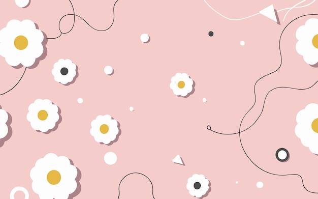 Fondo floral Día de San Valentín Día de las mujeres Día de las madres Fondo