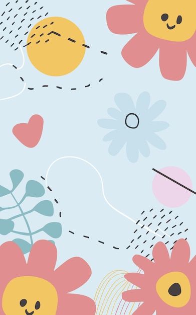 Fondo floral Día de San Valentín Día de las mujeres Día de las madres Fondo