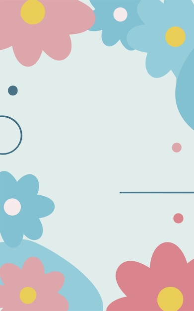 Fondo floral Día de San Valentín Día de las mujeres Día de las madres Fondo