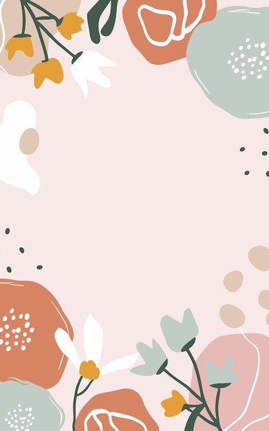 Fondo floral Día de San Valentín Día de las mujeres Día de las madres Fondo