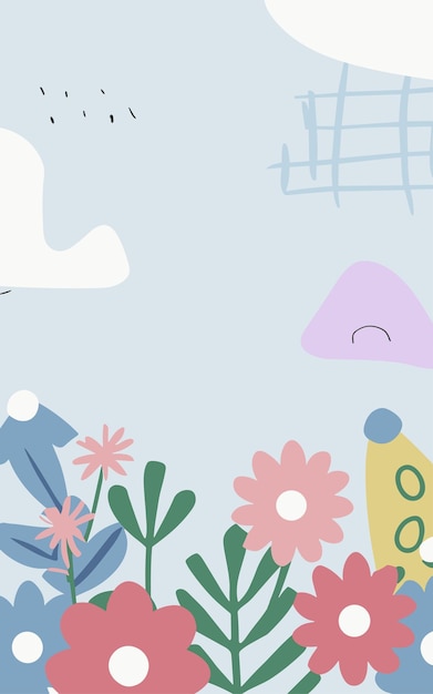 Fondo floral Día de San Valentín Día de las mujeres Día de las madres Fondo