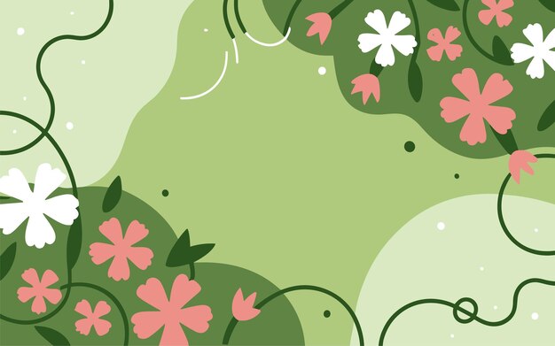 Fondo floral Día de San Valentín Día de las mujeres Día de las madres Fondo