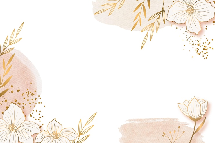 Vector fondo floral dibujado a mano