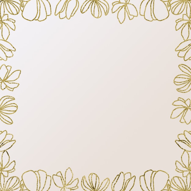 Vector fondo floral elegante dibujado a mano