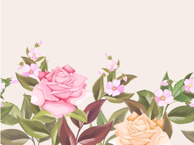 Fondo floral sin fisuras para la moda y la decoración