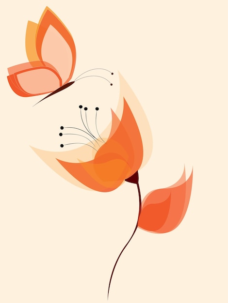 Fondo floral con flores
