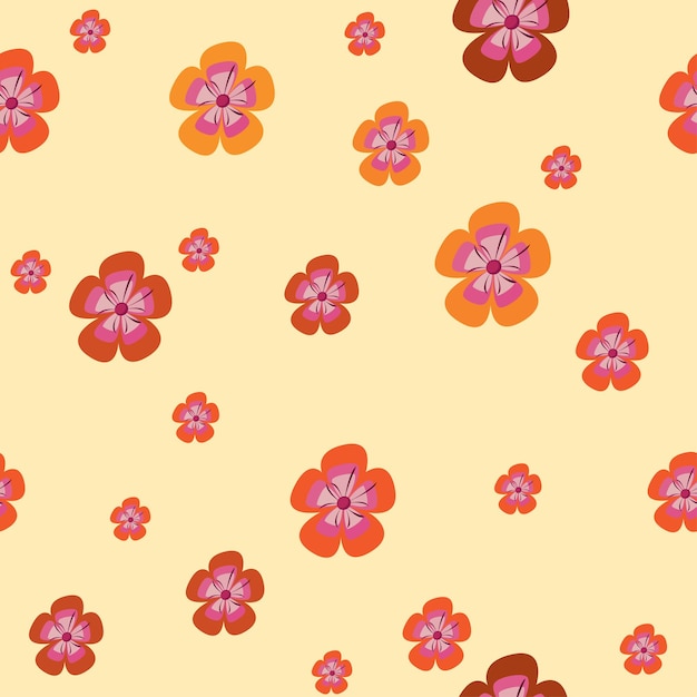 Fondo floral con flores