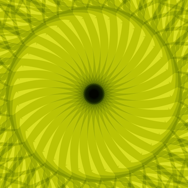 Fondo floral con gráficos de arte vectorial de vibración de cal verde