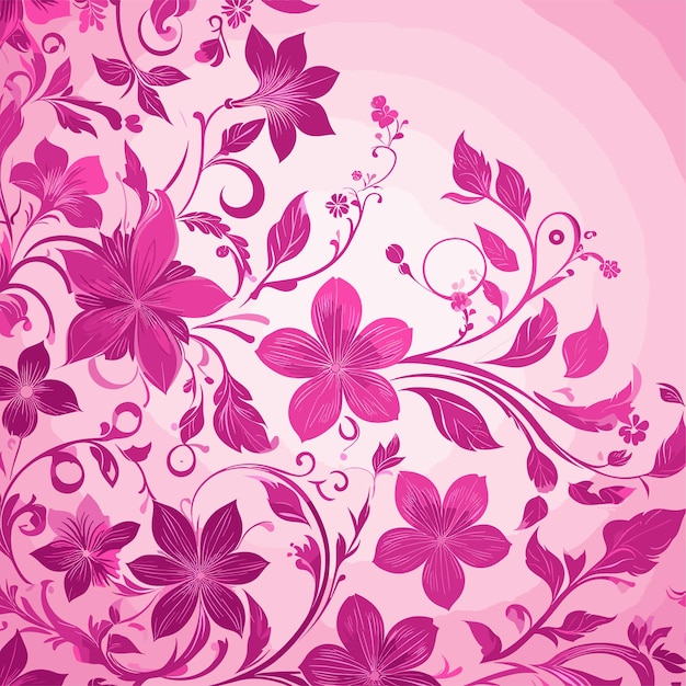 Vector fondo floral magenta de vector libre