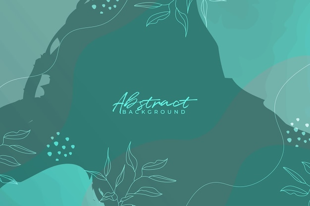 fondo floral minimalista dibujado a mano