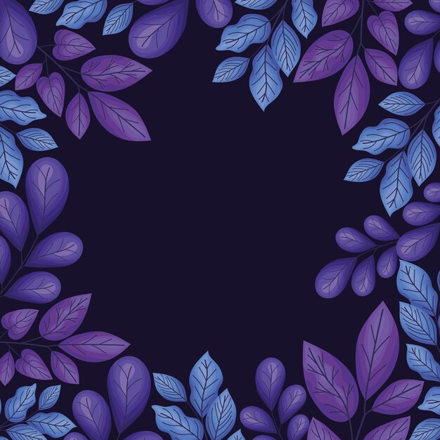 Vector fondo floral morado