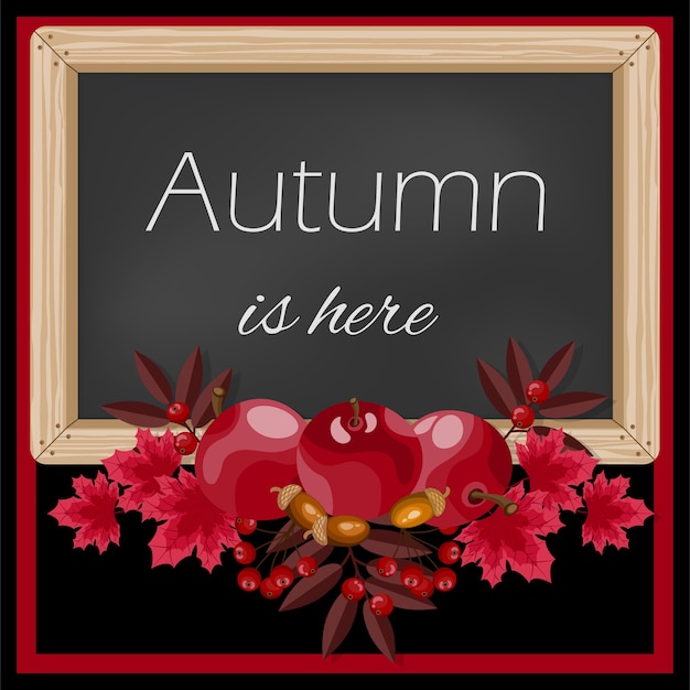 Fondo floral de otoño.