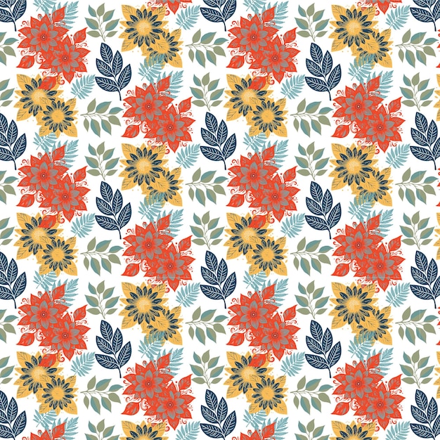 fondo floral con un patrón de flores