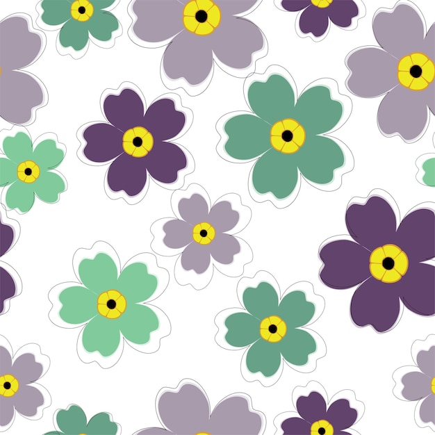 Fondo floral de patrones sin fisuras de gerbera