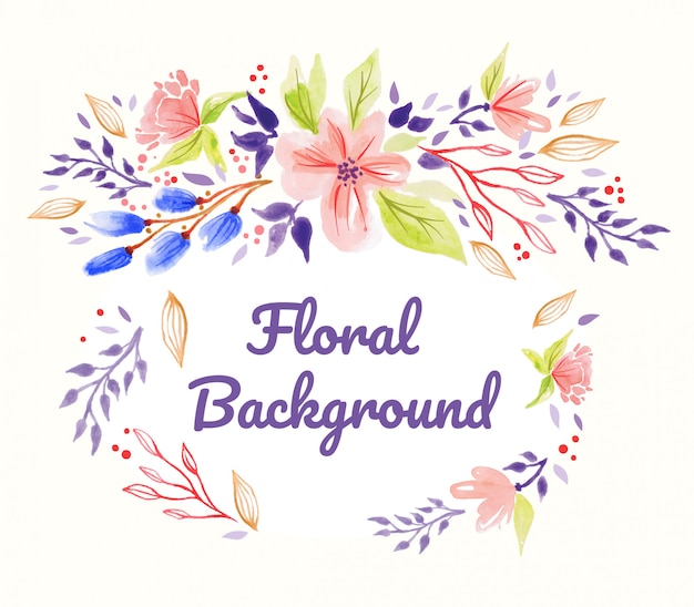 Fondo floral del ramo