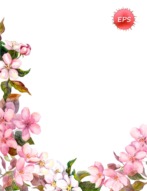 Fondo floral retro con flor.