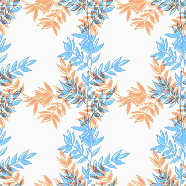 Fondo floral transparente