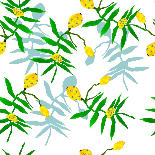 Fondo floral transparente