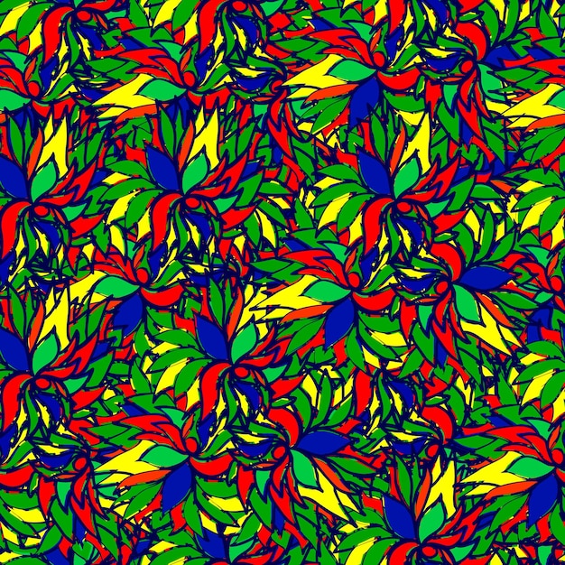 Fondo floral transparente