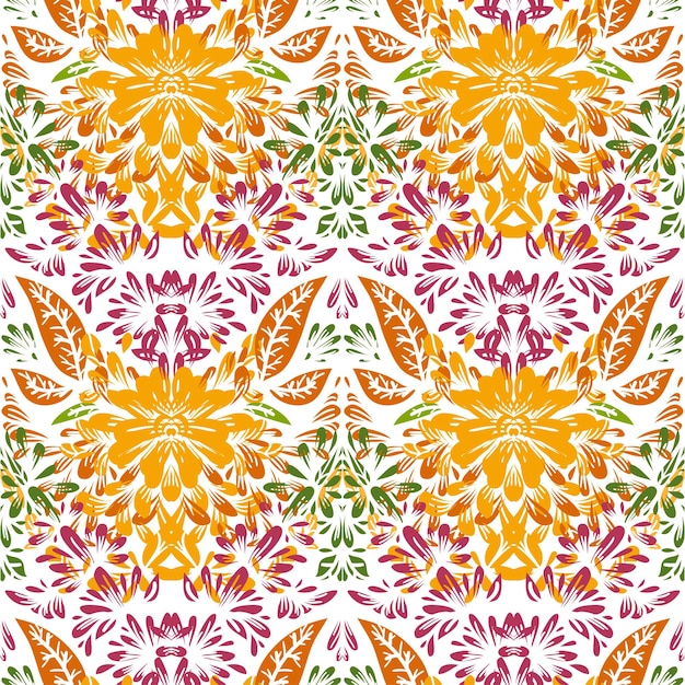 Fondo floral transparente
