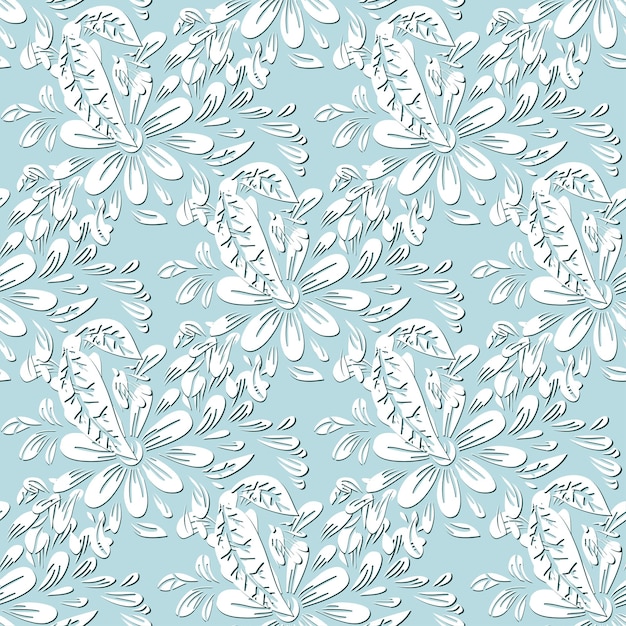 Fondo floral transparente