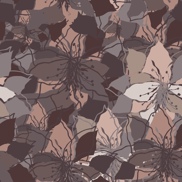 Fondo floral transparente