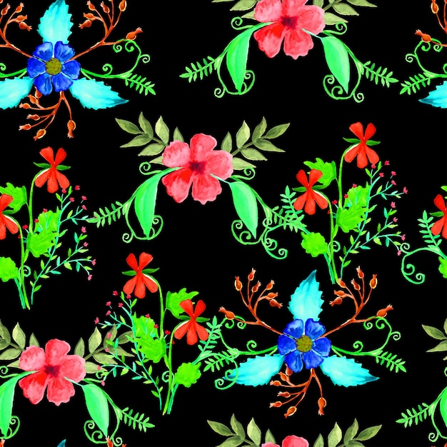 Fondo floral transparente