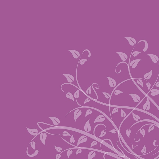 Fondo floral vectorial