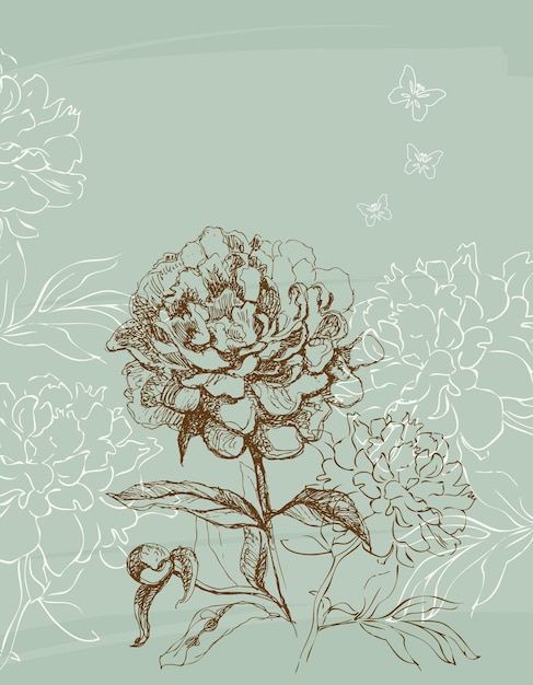 Vector fondo floral