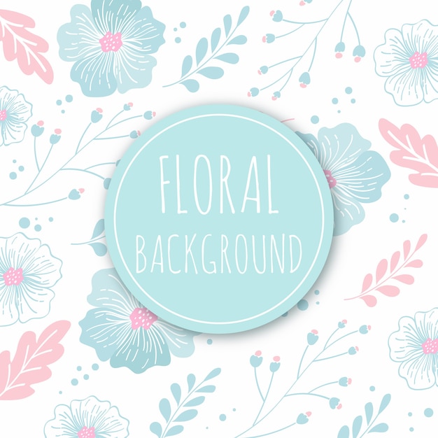 Vector fondo floral